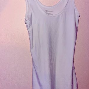 White tank top
